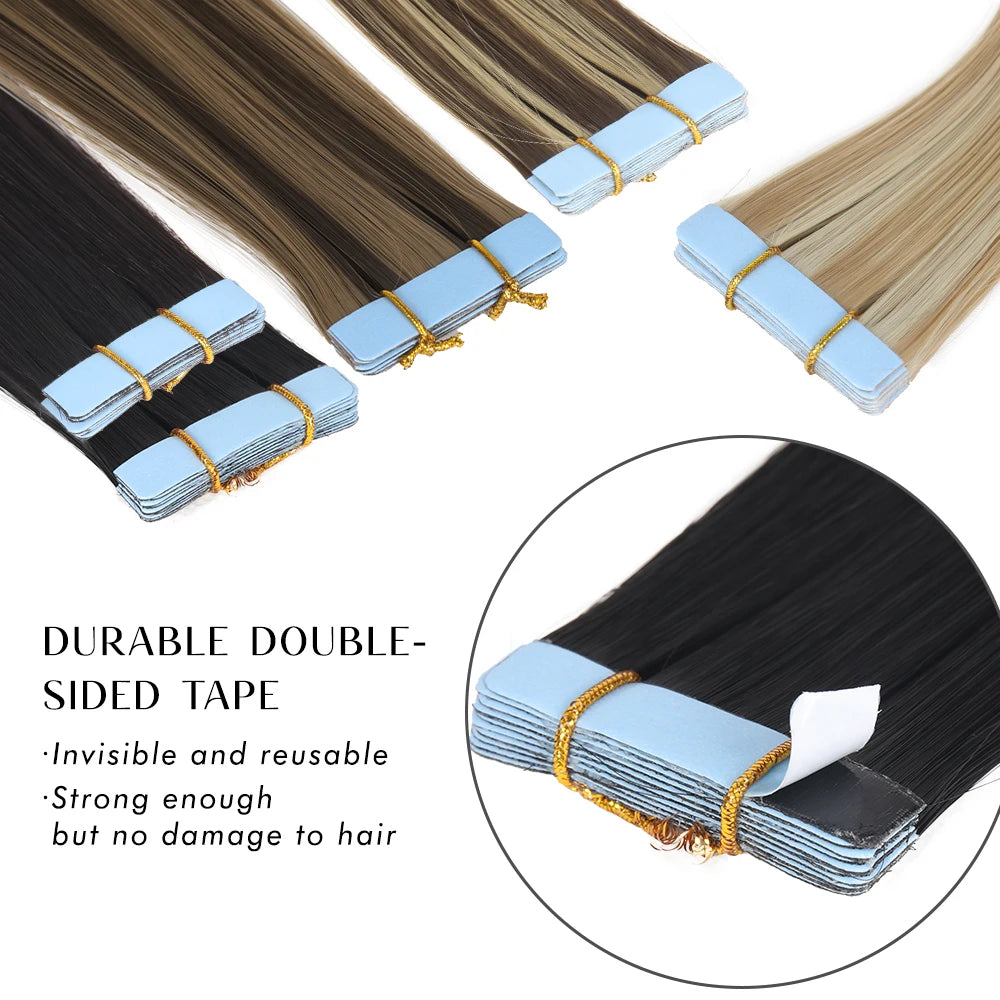 20Inch 10Pcs Tape In Hair Extensions