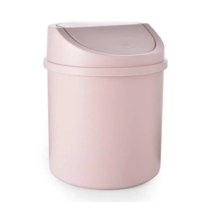 Mini Desktop Bin Small Trash Can Tube