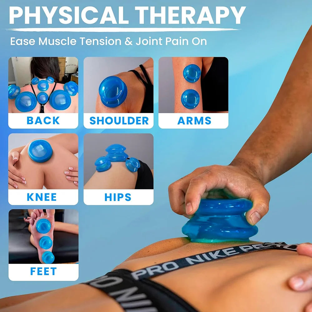 Silicone Cupping Professional Massage Set