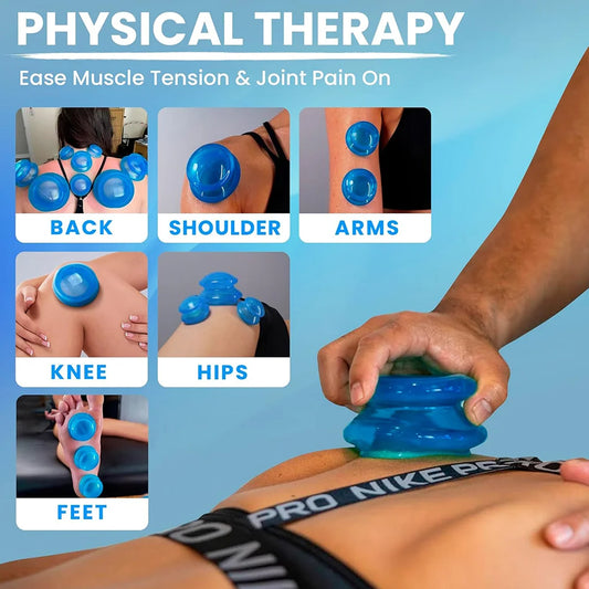 Silicone Cupping Professional Massage Set