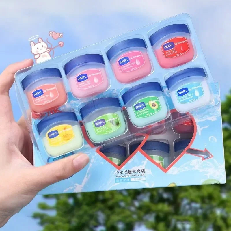 4/6/8pcs Moisturizing Lip Balm Set