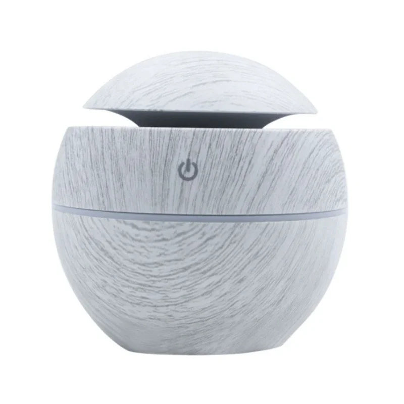Mini Woodgrain Ultrasonic USB Humidifier and Essential Oil
