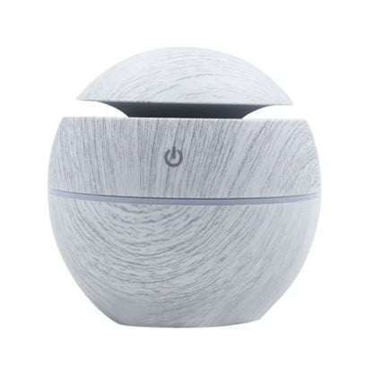 Mini Woodgrain Ultrasonic USB Humidifier and Essential Oil