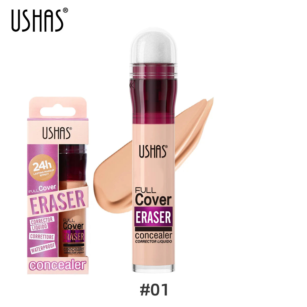 Facial Concealer Sponge Head Matte Liquid Foundation