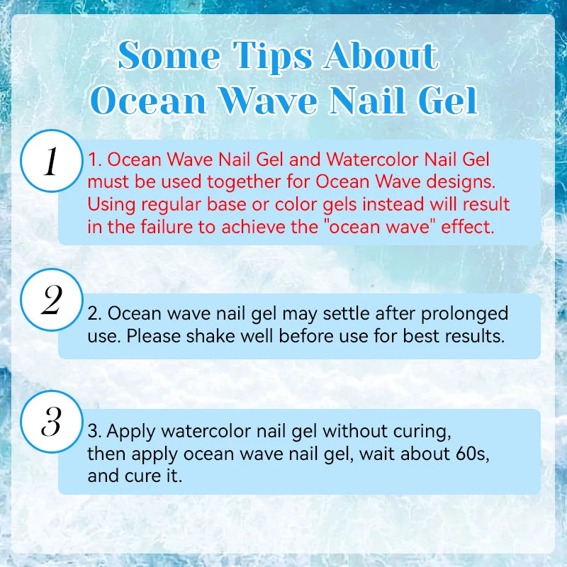 15ml Bubble Ocean Wave Gel White Gel Nail Polish Varnish UV LED Soak Off Gel