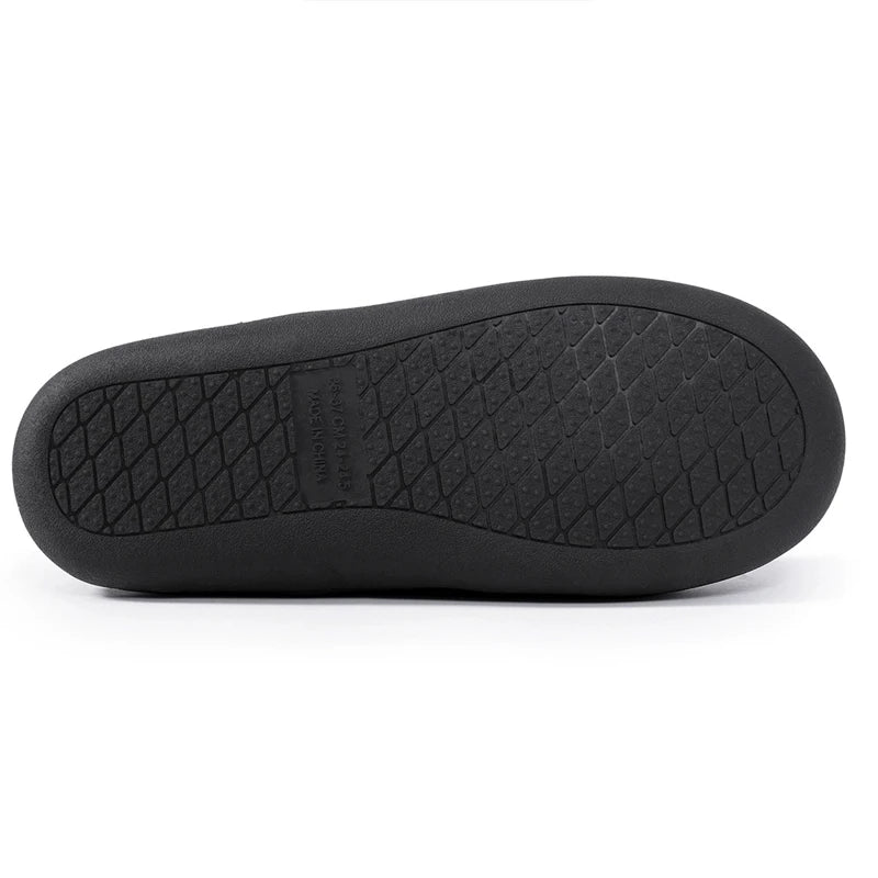 Anti-slip and Wear-resistant Closed-toe Cotton Casual Slippers