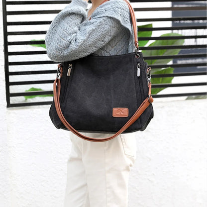Luxury Shoulder Crossbody Canvas Messenger Bag