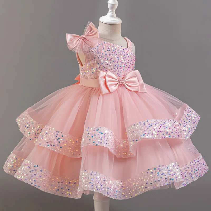 Flower Sequins Short Sleeveless Costume Cosplay