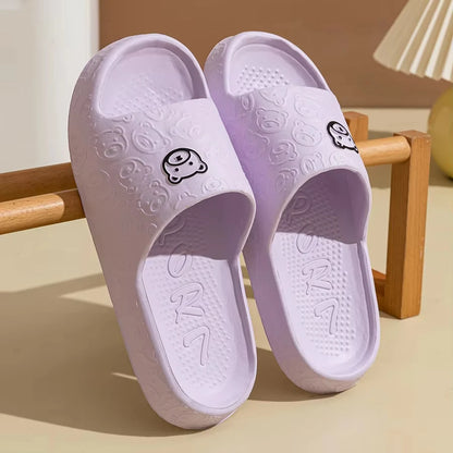 Summer Little Bear Non-slip Soft Dormitory Slippers