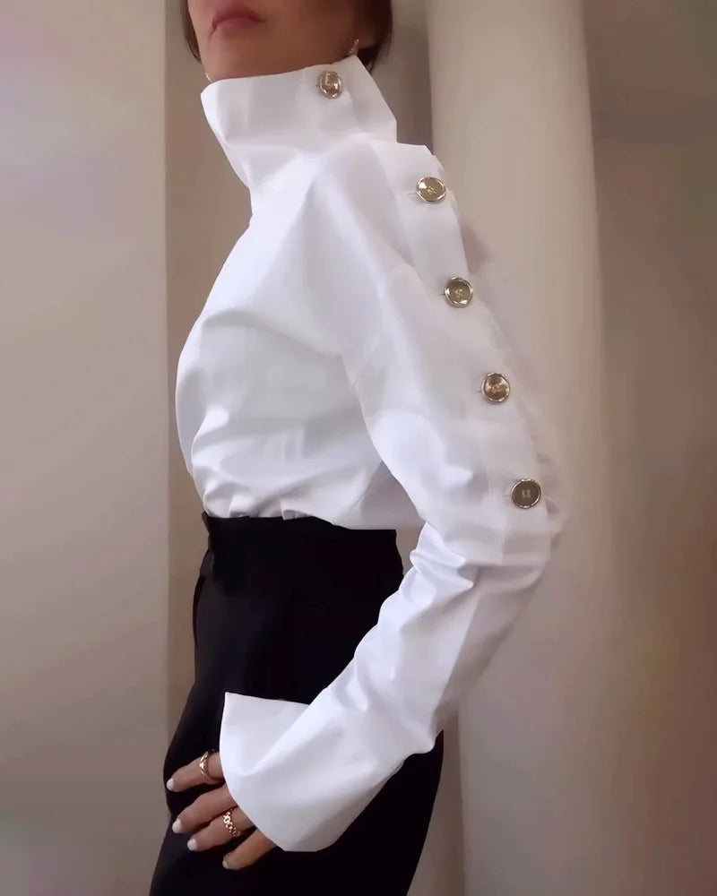 Suéter elegante de manga larga