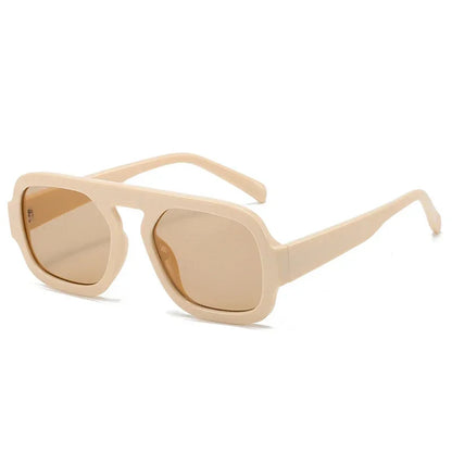 Retro Square Gradient UV400 Punk Sun Glasses