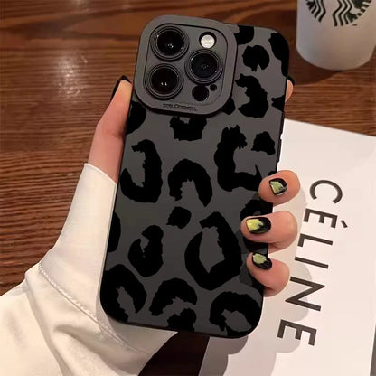 Leopard Design Camera Protective Phone Case iPhone Cover