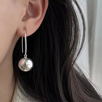 925 Sterling Silver Vintage Tassel Ball Earrings
