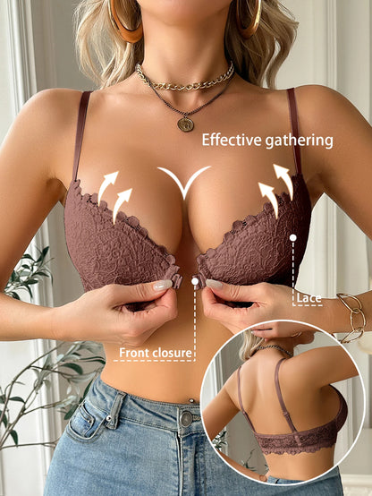 Bestseller Lace Bra Sexy Front-Clasp Push-Up Bra Sexy Lingerie