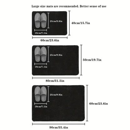 3D Non Slip Bathroom Mat Bath Quick Drying
