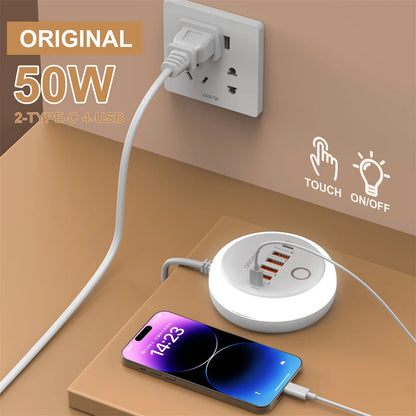 Multi Ports PD Type C Fast Charging Wall Charger