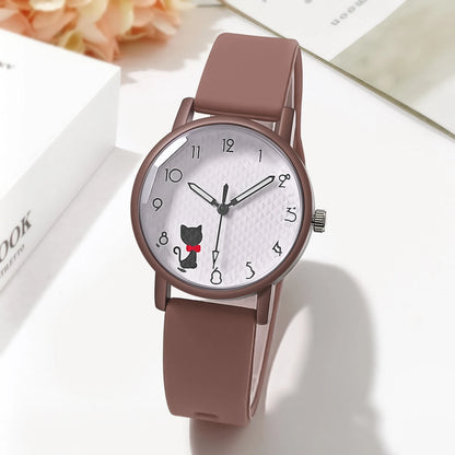 Casual Quartz Silicone Strap Watches
