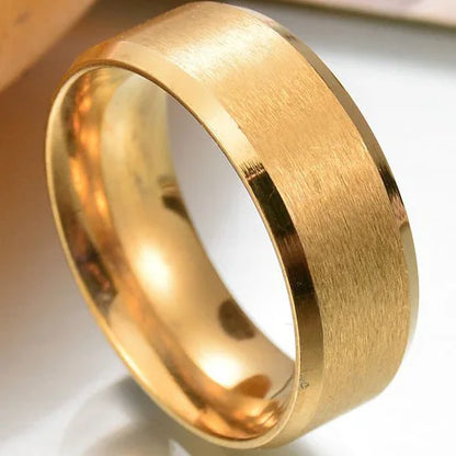 Stainless Steel Matte Rings