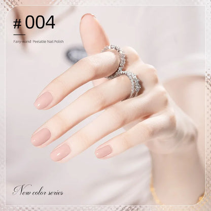 Colorful Water-Base Nail Polish 40 Colors Air Dry Peel Off Nail Art
