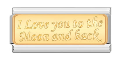 DANA Angle Wing Love Stainless Steel Bracelet