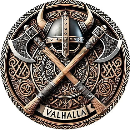 Viking Axes Welcome Sign Decor for Home