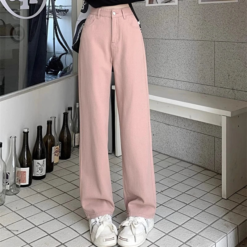 Wide Leg Jeans Trousers