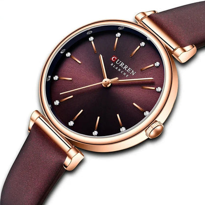 Leather Alloy Analog Quartz Watches