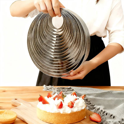 Stainless steel kitchen cake molds heat resistant