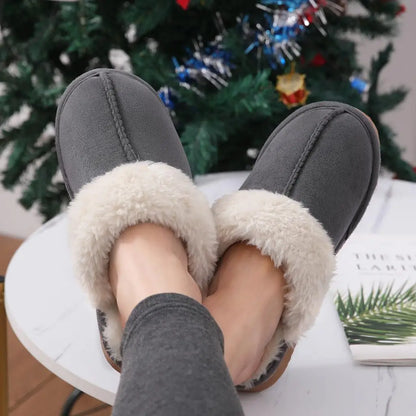 Crestar Winter Home Warm Comfortable Fur Slippers