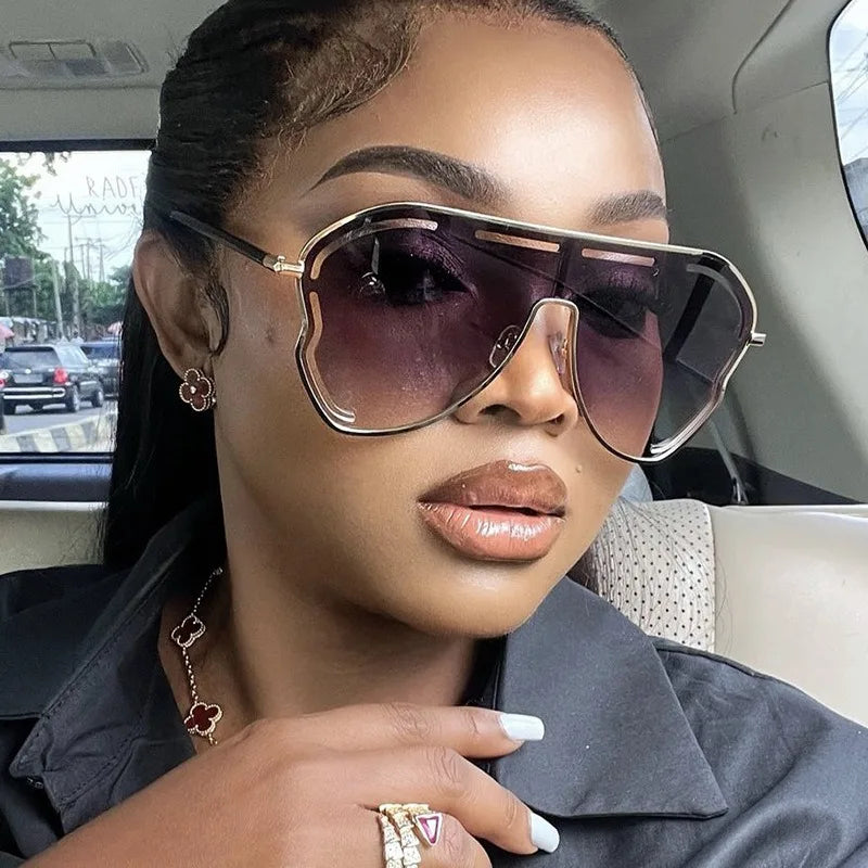 Vintage Round Circular Pilot Sunglasses