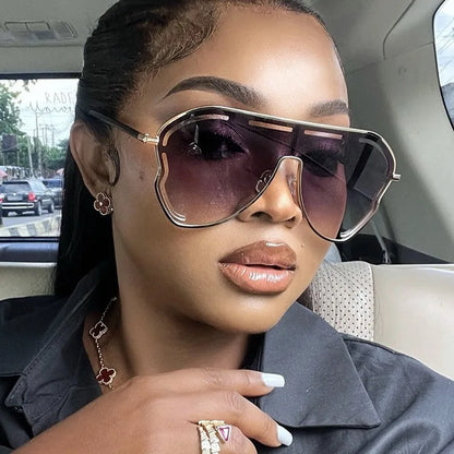 Vintage Round Circular Pilot Sunglasses