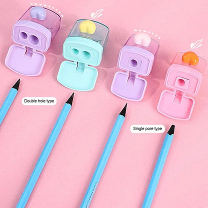 Cartoon Pencil Sharpener Single/Double Hole
