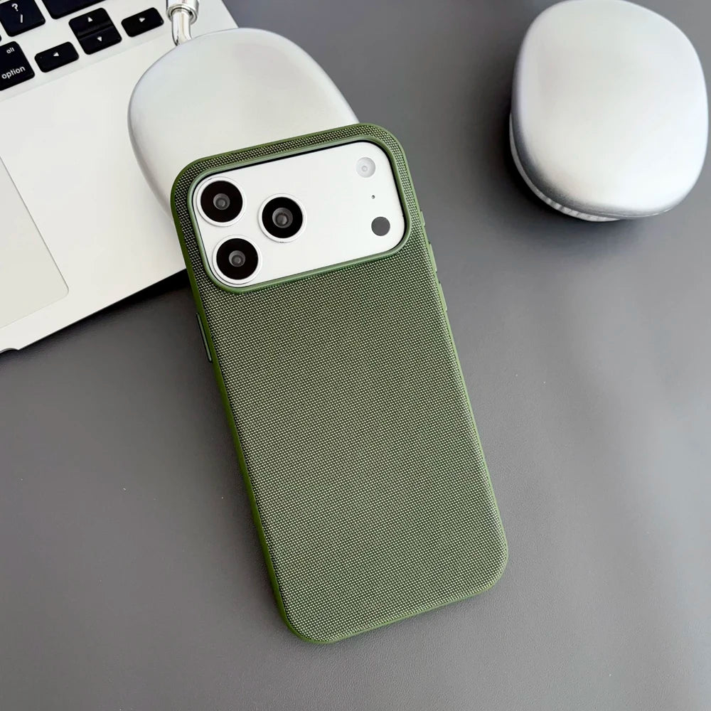 Magnetic Tech Woven Case For iPhone Cover