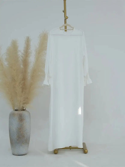 Jersey Solid Modest Under Abaya Islamic Robe