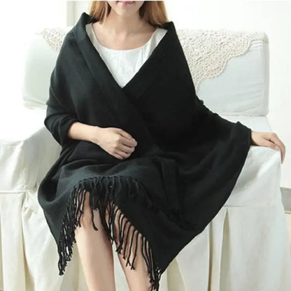 Lattice Imitation Cashmere Scarf