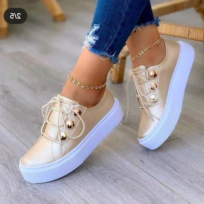 Casual Leather PU Vulcanize Sneakers
