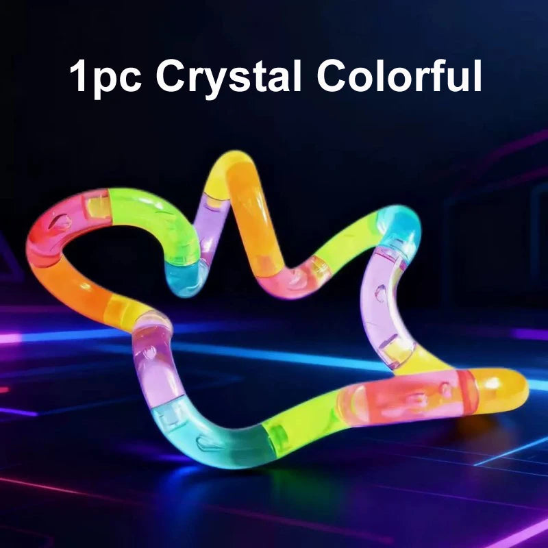1/3/5pcs Deformable Rope Crystal Twist Rope Pressure Stress Relief Toys