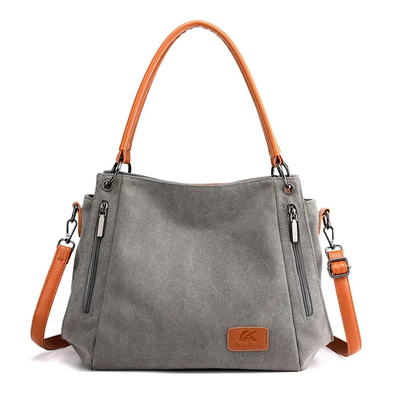 Luxury Shoulder Crossbody Canvas Messenger Bag
