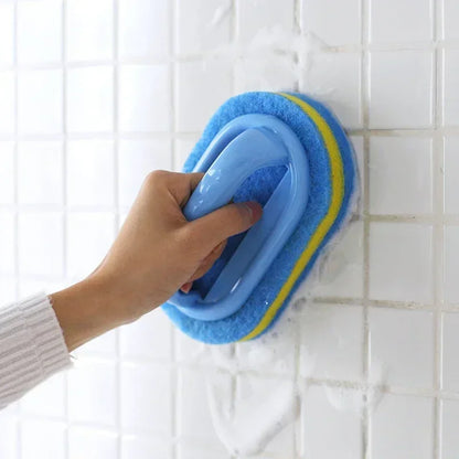 Kitchen Bathroom Toilet Cleaning magic sponge Glass Wall Brush