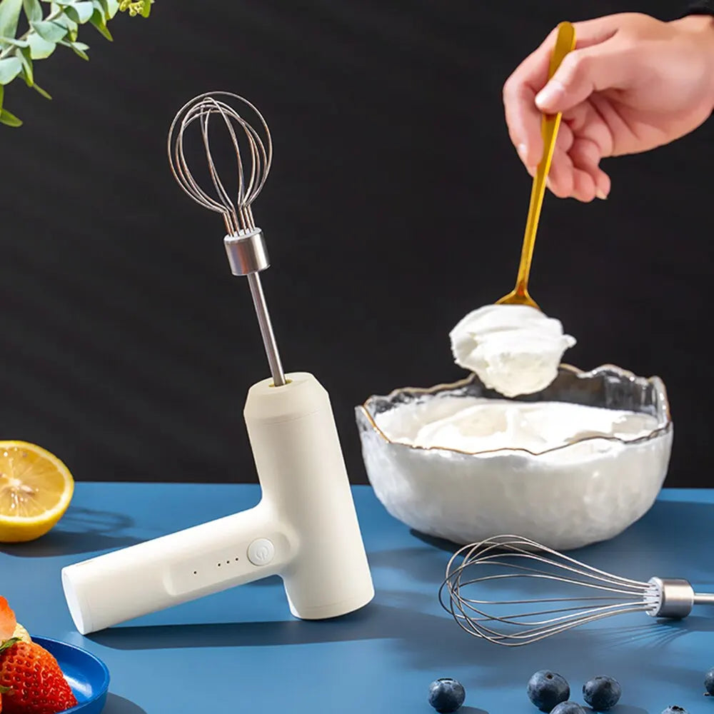 1 PCS Wireless Electric Food Mixer Portable 3 Speeds