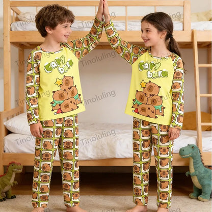 Sleepers Cartoon Boutique Long Sleeve 3 4 5 6 7 8 9 10 11 12 Yrs Pajamas