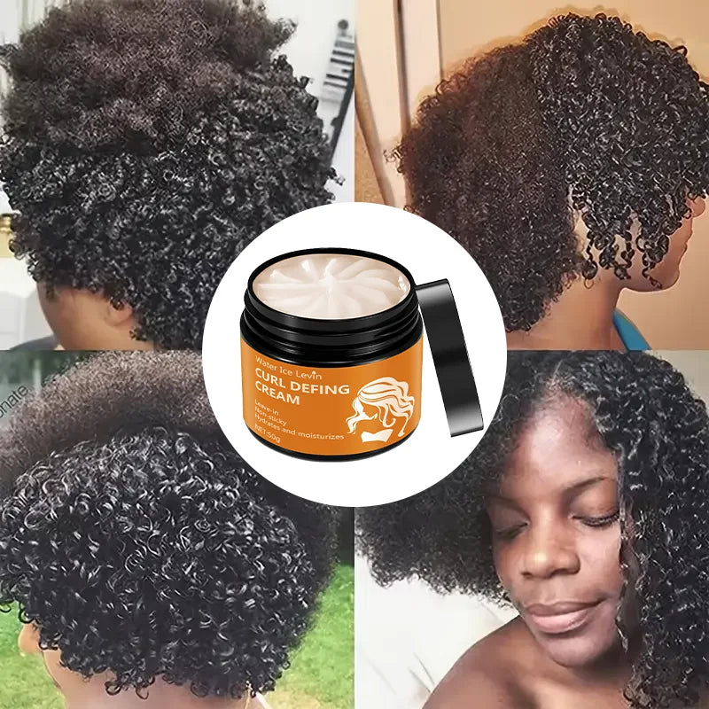 50g Black Castor Oil Curly Hair Styling Cream