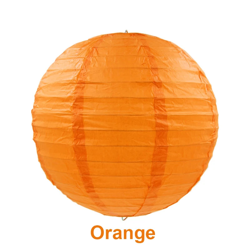 10/15/20/25/30cm Round Chinese Paper Lanterns Birthday Wedding Decor Gift