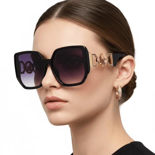 Elegant Oversize Square Unisex Sunglasses