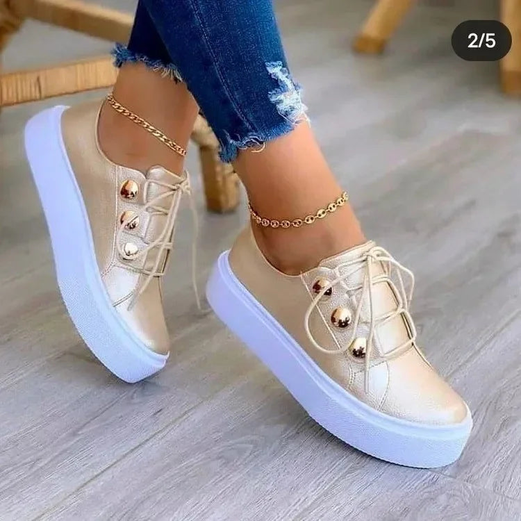 Casual Leather PU Vulcanize Sneakers
