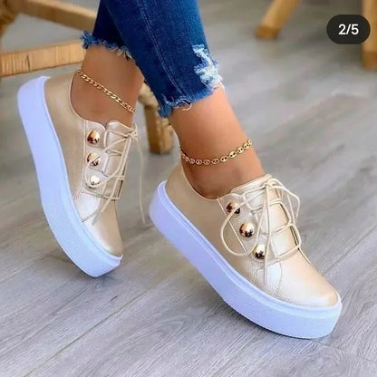 Casual Leather PU Vulcanize Sneakers