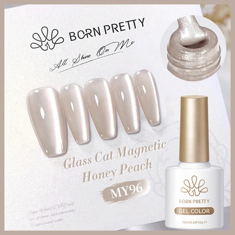 Dark Red Cat Magnetic Gel Nail Polish