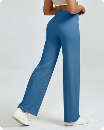 High Waisted Straight Leg Yoga Pants