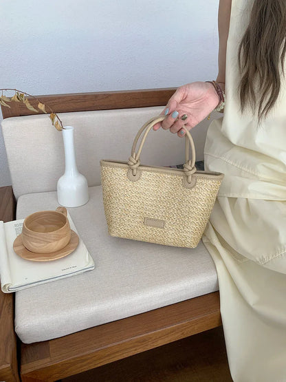 Straw Basket Woven bags