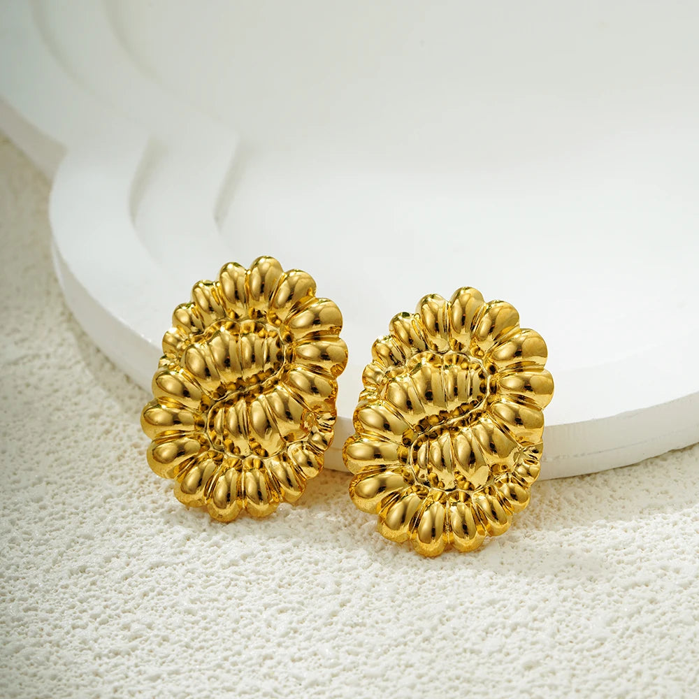 DANA Gold Color Stainless Steel Earring